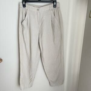 POETRY Linen Tailored Trousers Pants (Size 8 Womens)